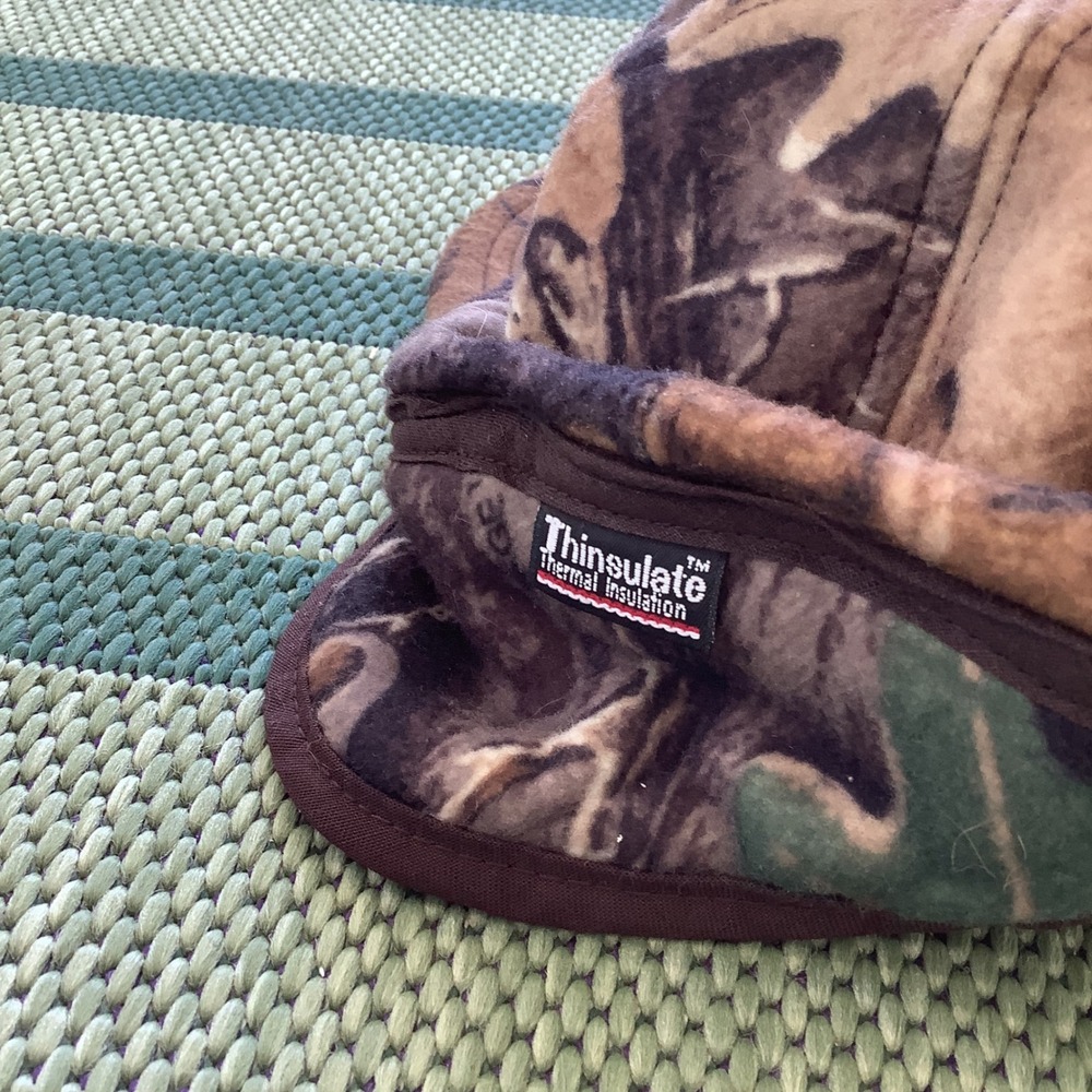 Whitewater Outdoors Gore-Tex Thinsulate Camo Ear Flap Hat XL Made in USA Hunting - Picture 6 of 6